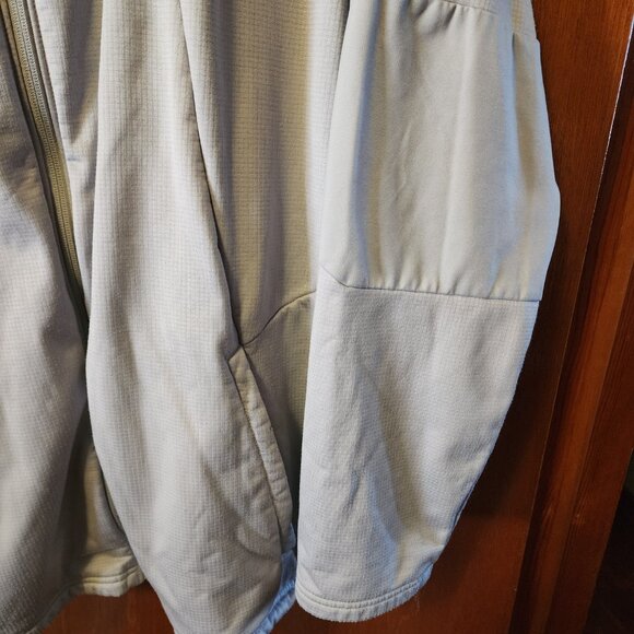 Men's 2XL Under Armour Coldgear Loose Gray Lined Full Zip Hooded Jacket - Picture 5 of 10